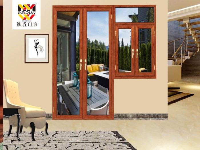 維盾木包鋁平開(kāi)門(mén)